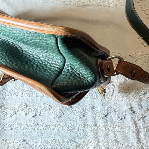 Dooney & Bourke Green and Tan Crossbody Bag - Picture 6 of 15